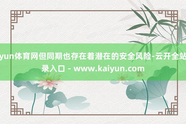 开yun体育网但同期也存在着潜在的安全风险-云开全站登录入口 - www.kaiyun.com