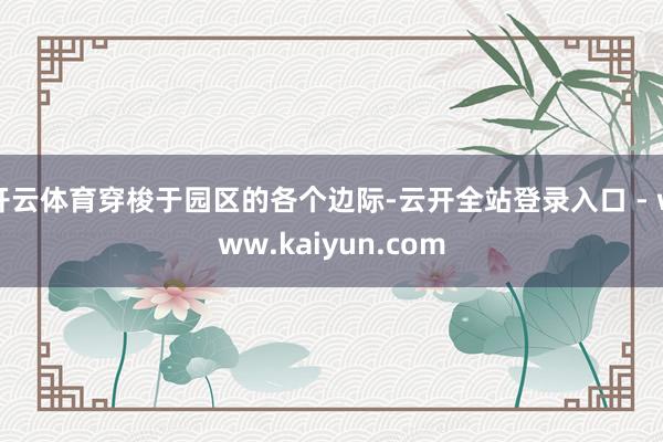 开云体育穿梭于园区的各个边际-云开全站登录入口 - www.kaiyun.com