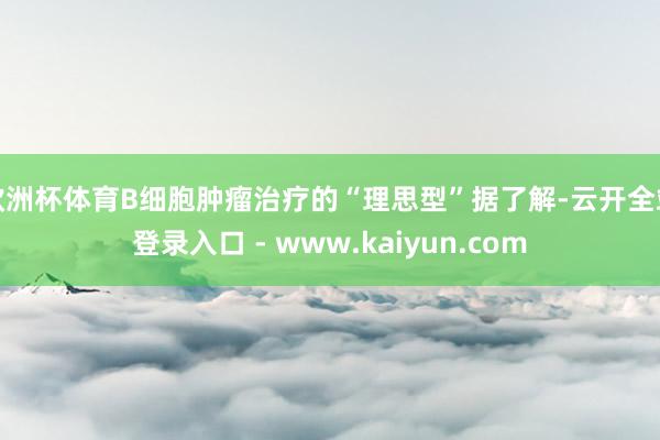 欧洲杯体育B细胞肿瘤治疗的“理思型”据了解-云开全站登录入口 - www.kaiyun.com