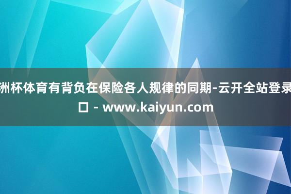 欧洲杯体育有背负在保险各人规律的同期-云开全站登录入口 - www.kaiyun.com